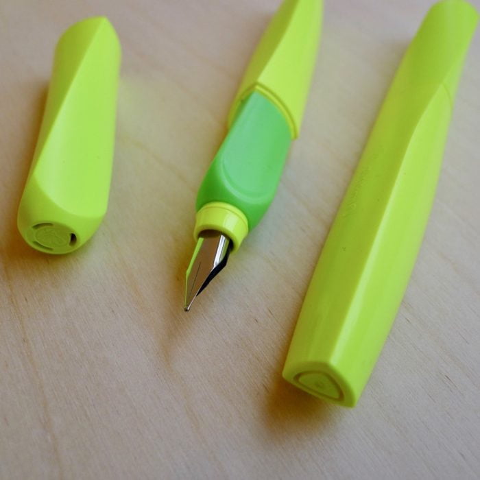 Stylo Plume Pelikan Twist Jaune Fluo