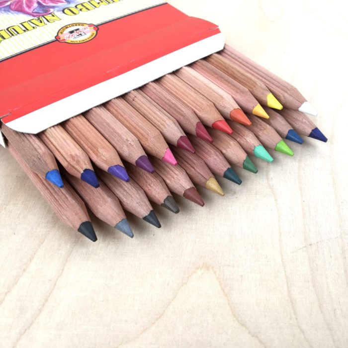 Boîte de 24 crayons de couleurs en bois Koh-i-Noor