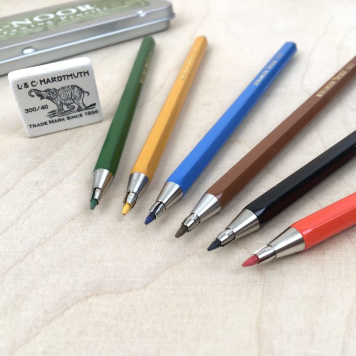 Box de porte-mines 2mm de couleurs Koh-I-Noor 5217