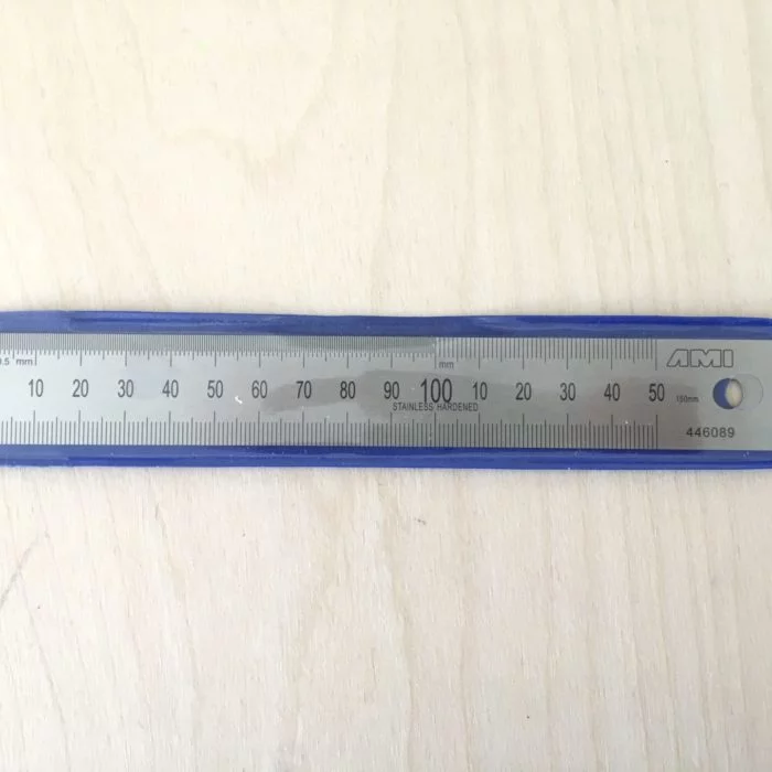 Règle en acier inoxydable AMI – Image 2