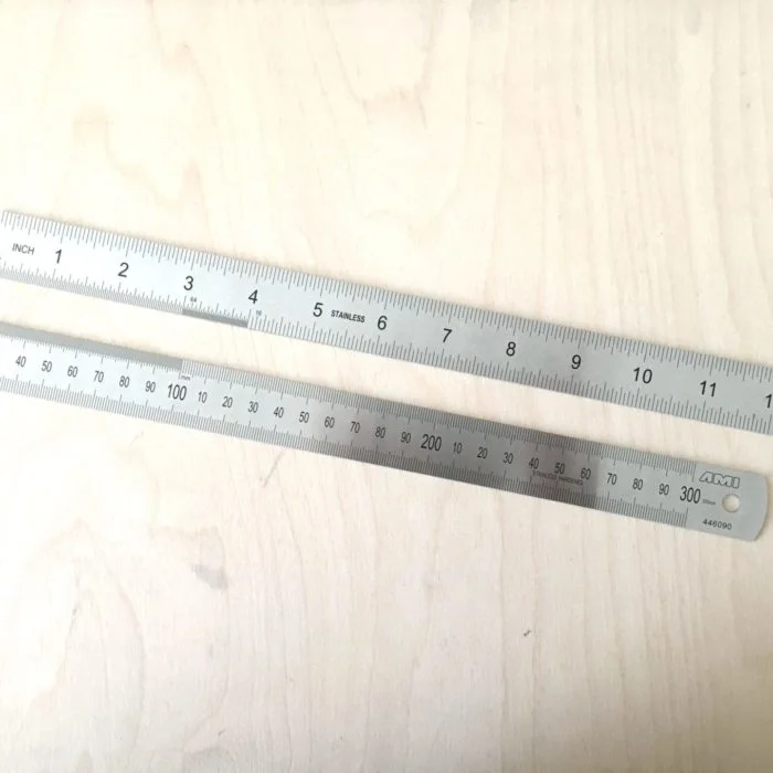 Règle en acier inoxydable AMI – Image 10