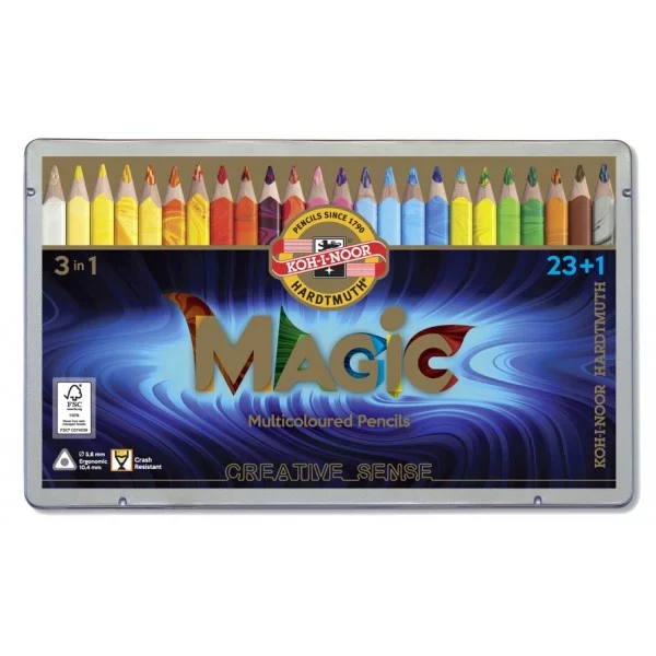 Crayon de couleur multicolore Koh-I-Noor Magic – Image 12