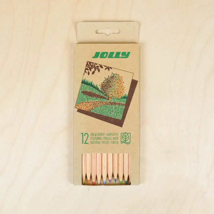 Crayons de couleurs Jolly - boîte en carton