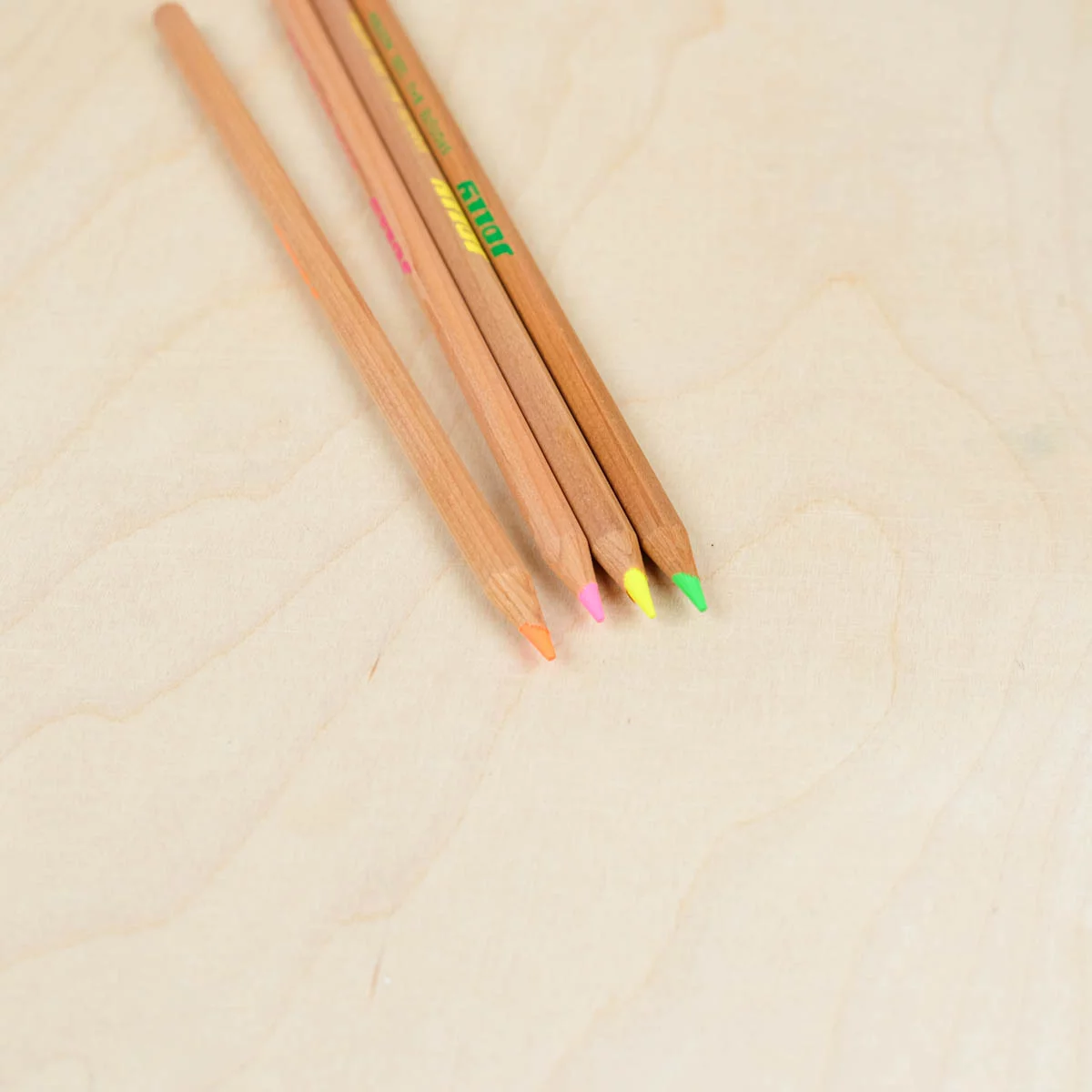 Crayons de couleur fluo Jolly – Image 2