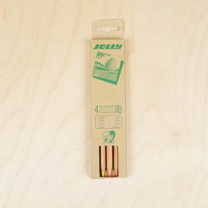 Crayons de couleur fluo Jolly – Image 4