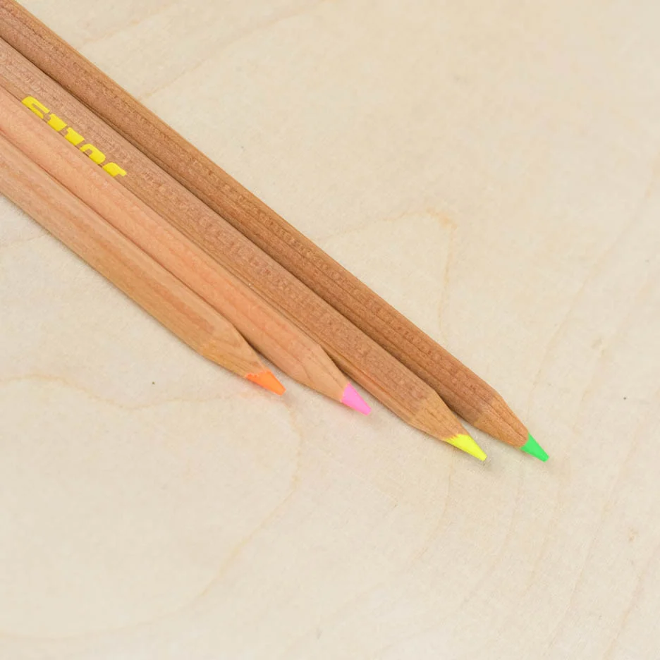 Crayons de couleur fluo Jolly