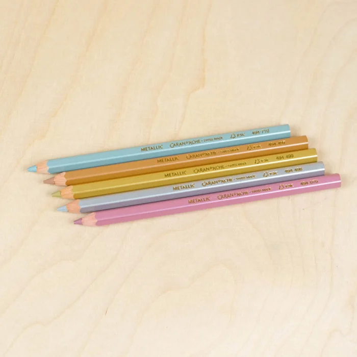 Crayons Caran d'Ache Metallic