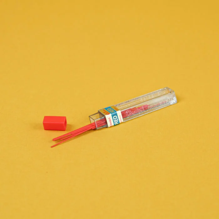 Mines Pentel rouge