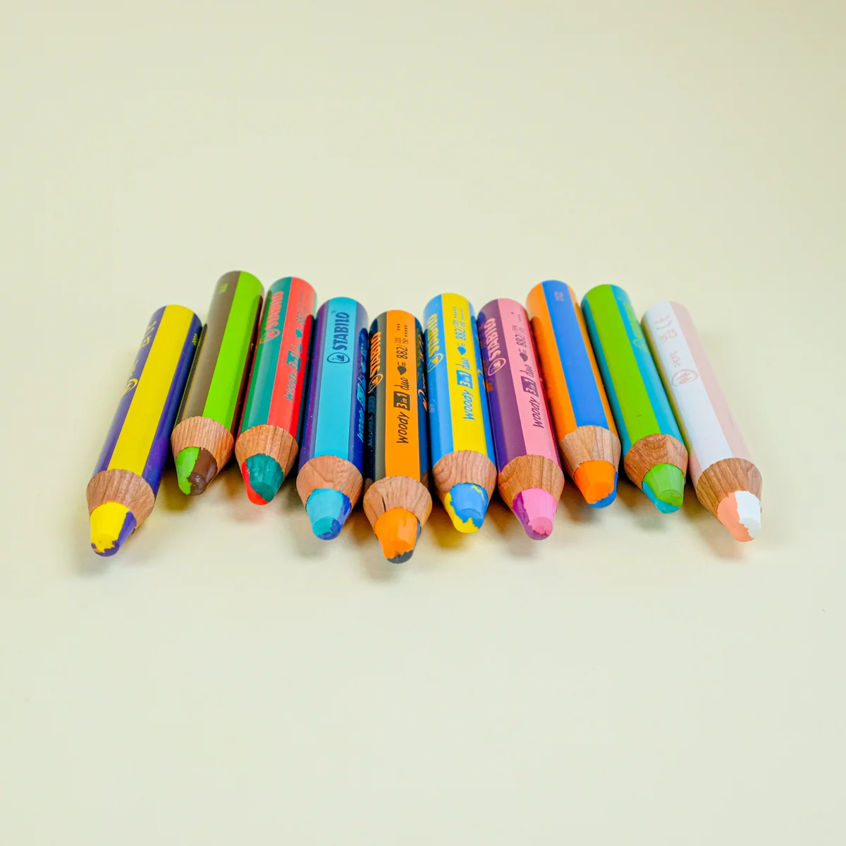 Crayon Woody Stabilo bicolore – Image 2