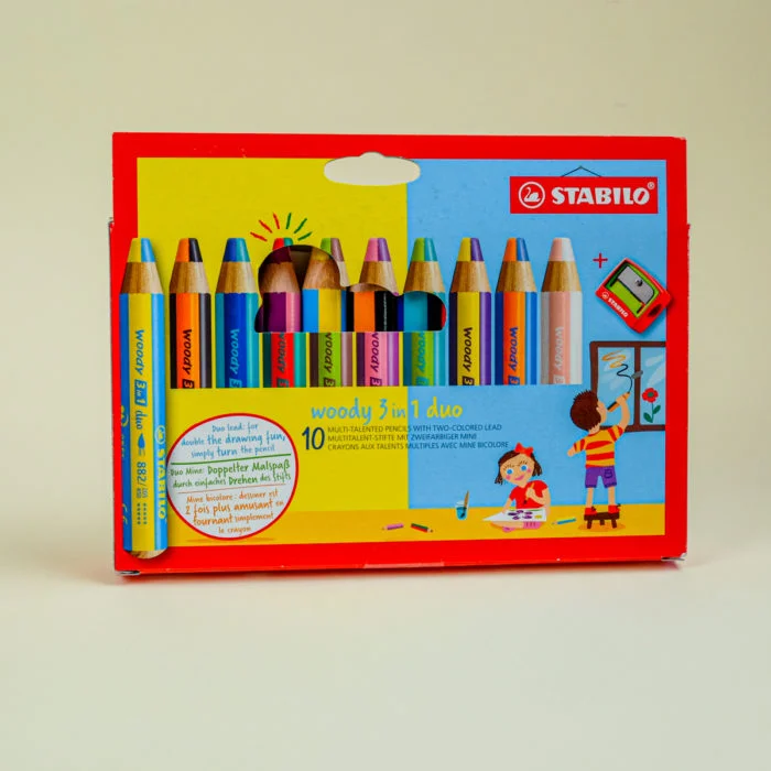 Crayon Woody Stabilo bicolore – Image 3