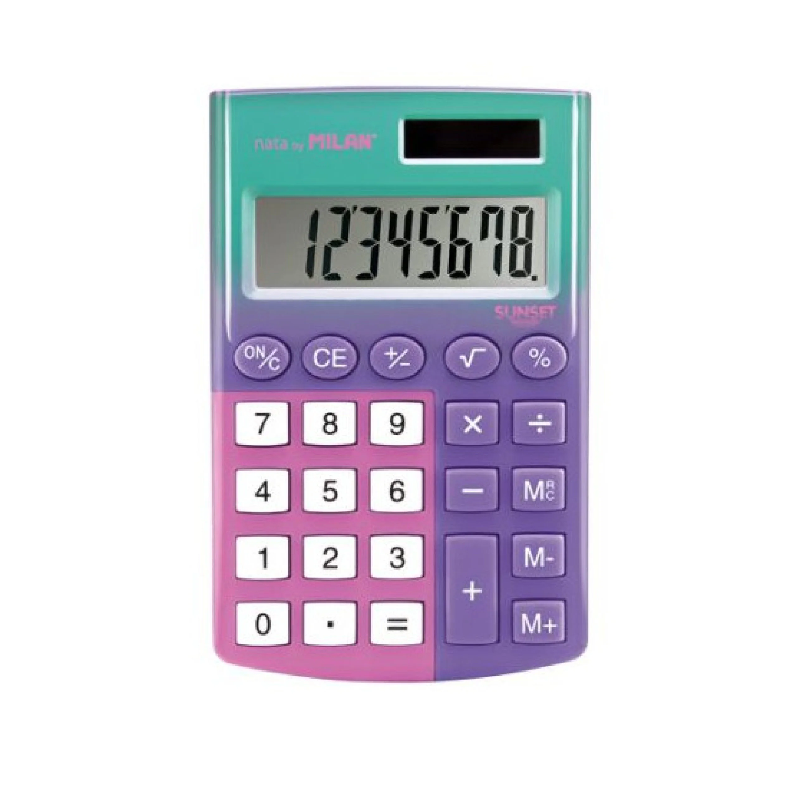 Calculatrice Scientifique Collège MILAN M240 Sunset Jaune/rose : Chez