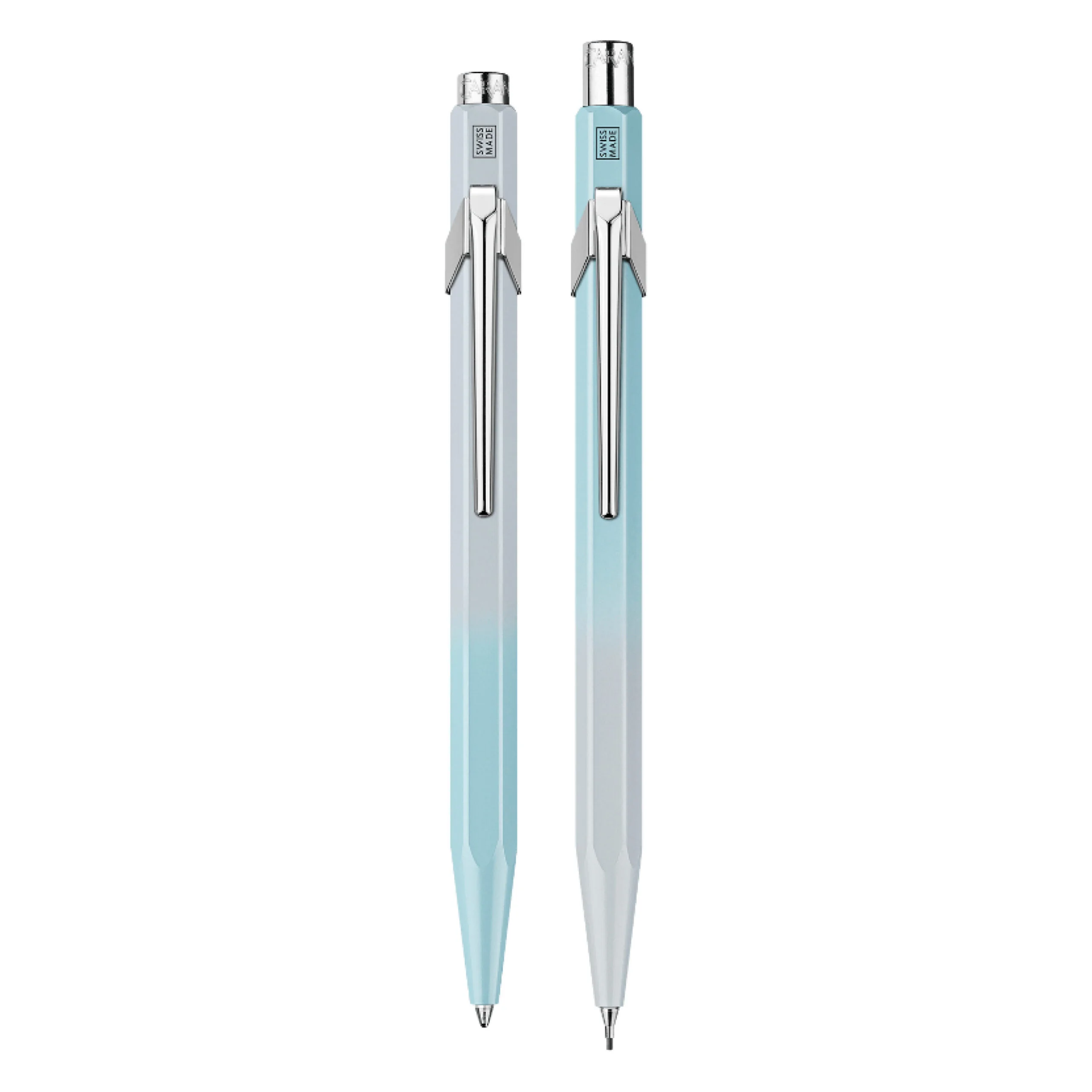 Caran d'Ache Blue Lagoon Stylo Bille + Porte-Mine – Image 2