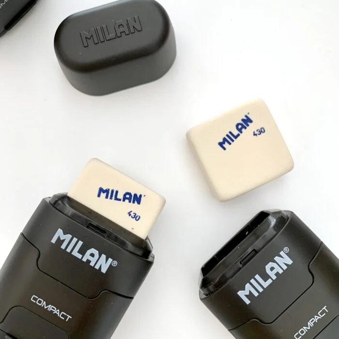 Gomme + taille-crayon = Milan Compact SHADOW – Image 2