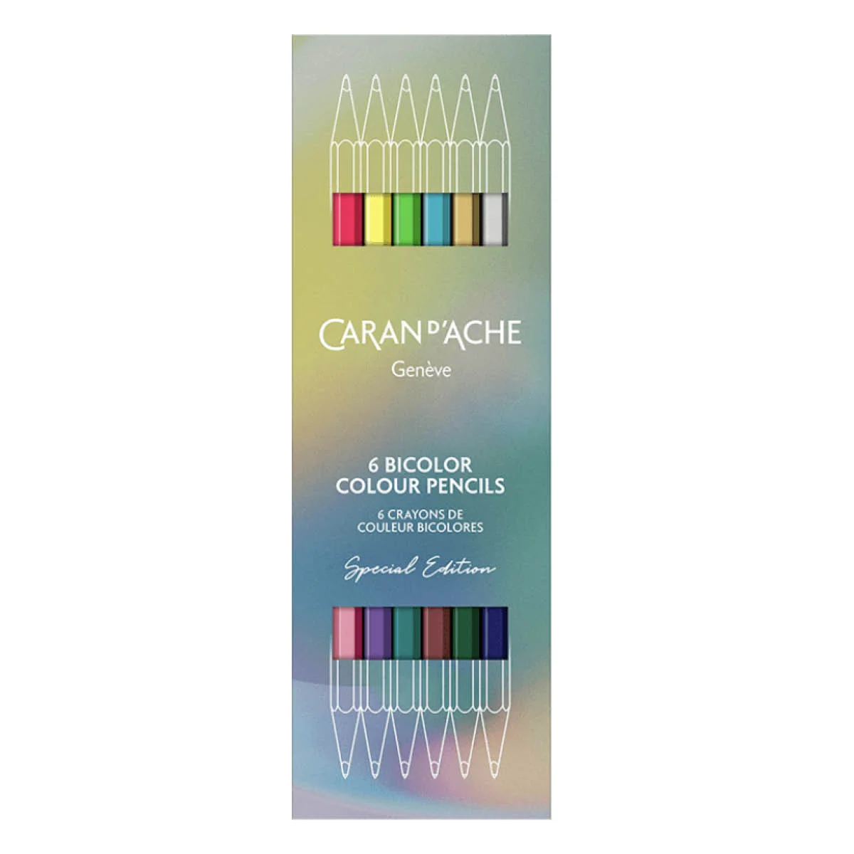 Boîte de crayons Bicolor Caran d'Ache "Claim your Style"