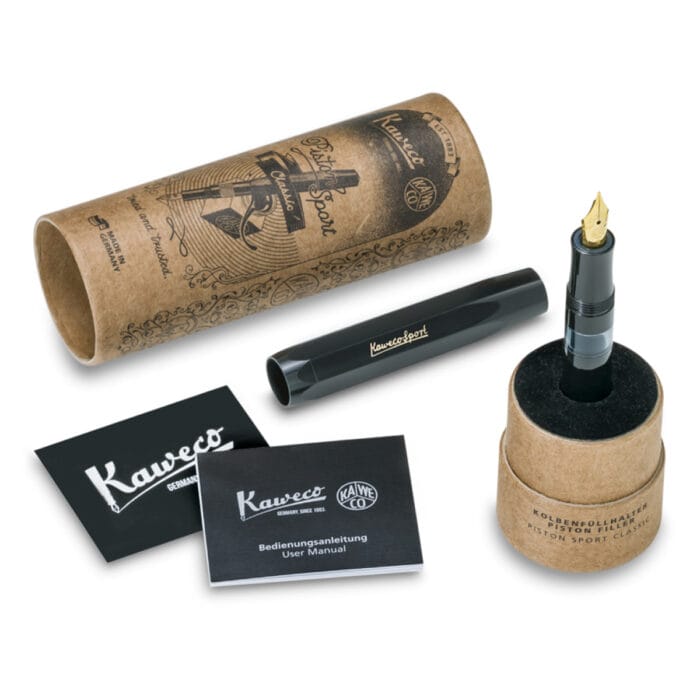 Stylo-plume Kaweco Sport PISTON noir & or – Image 4