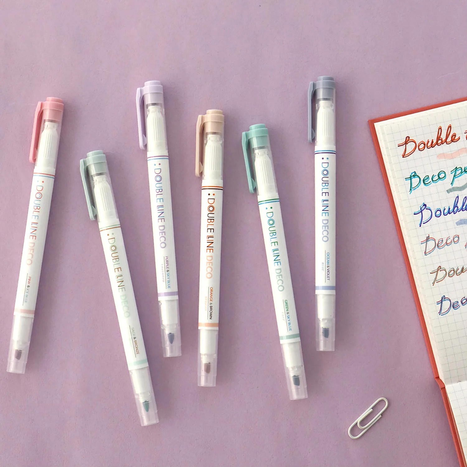 Feutres bicolores Double Line Deco Pen – Image 4