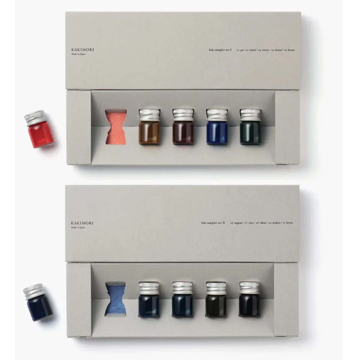 Sélection de mini pot d'encre Kakimori