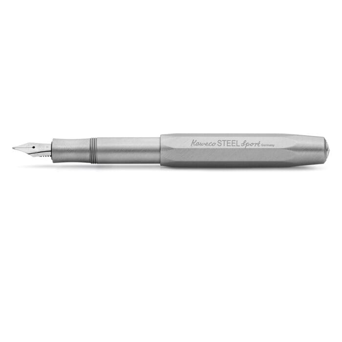 Stylo-plume Kaweco Sport en acier brut