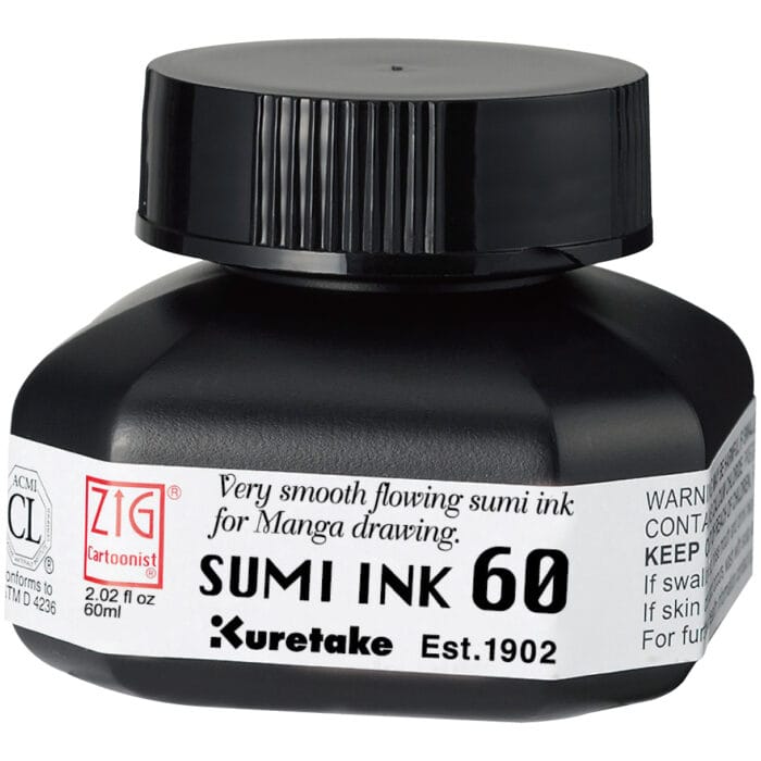 Encre noire Kuretake Sumi