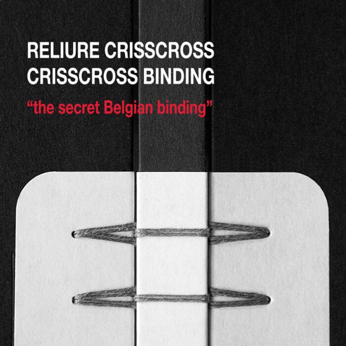 Reliure crisscross - Anne Goy