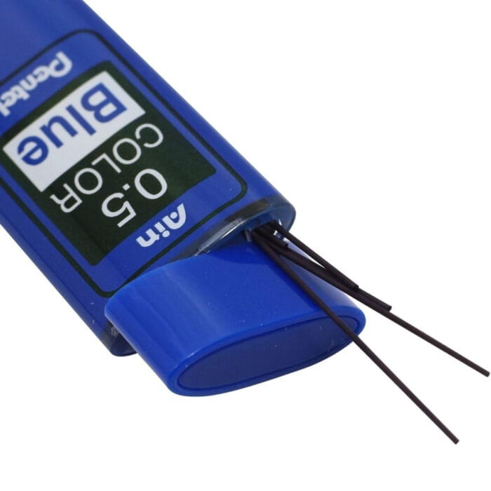 Mines Pentel Ain Stein 0,5mm bleu - 20 mines