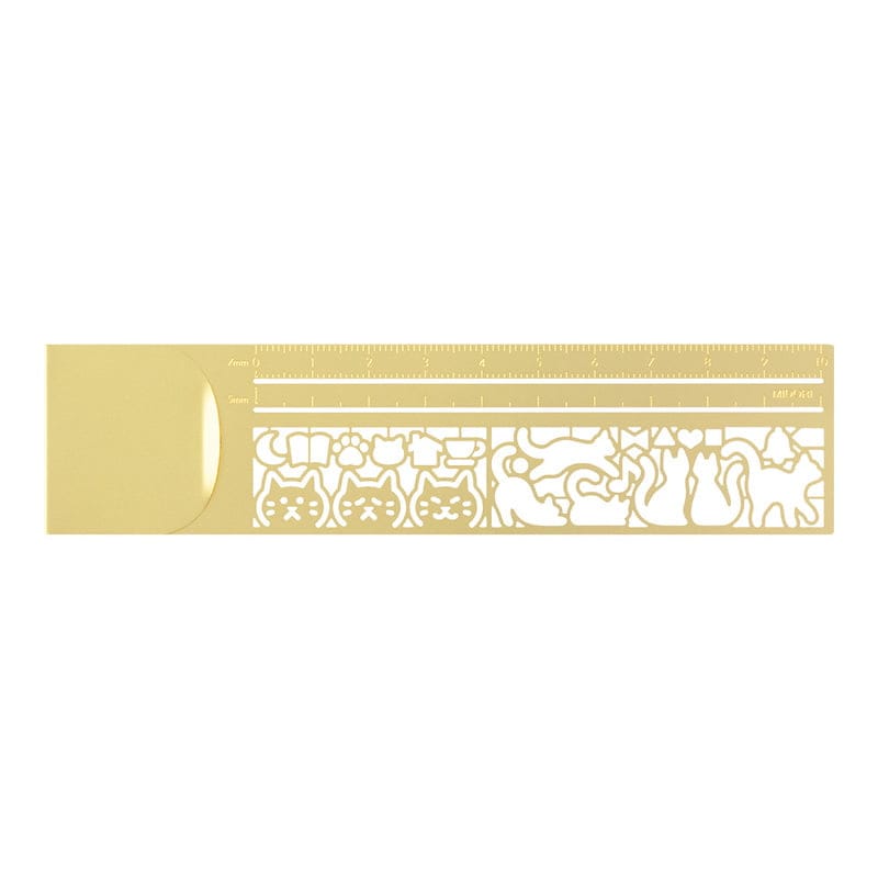 Midori clip-ruler gold CHAT – Image 2