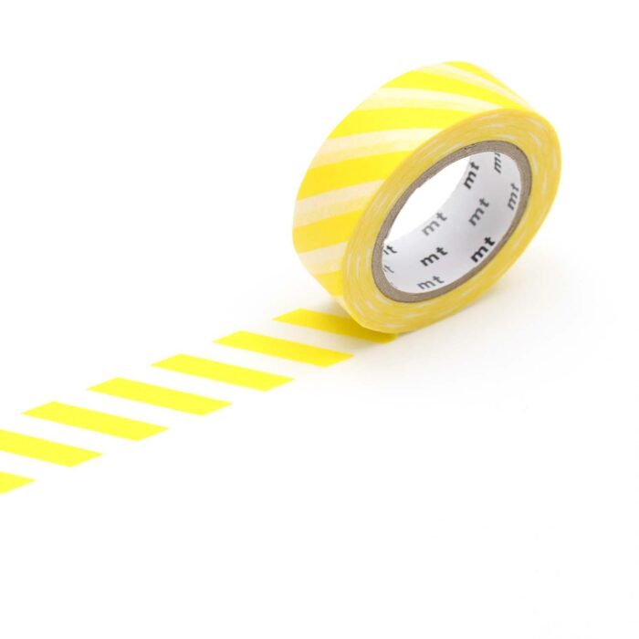 Masking Tape "stripe lemon"