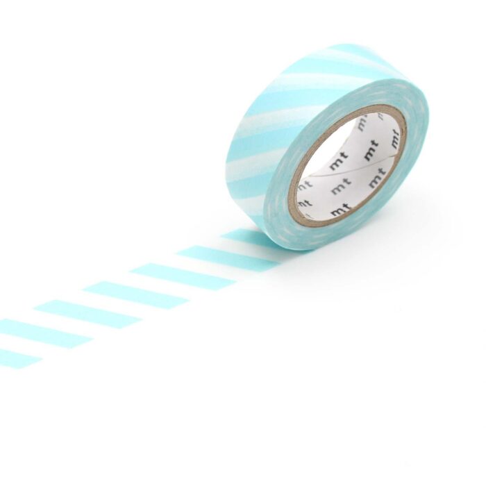 Masking Tape "stripe mint blue"