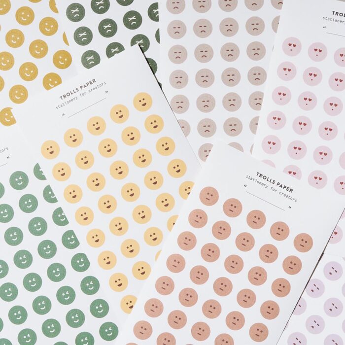 Stickers emoji Trolls